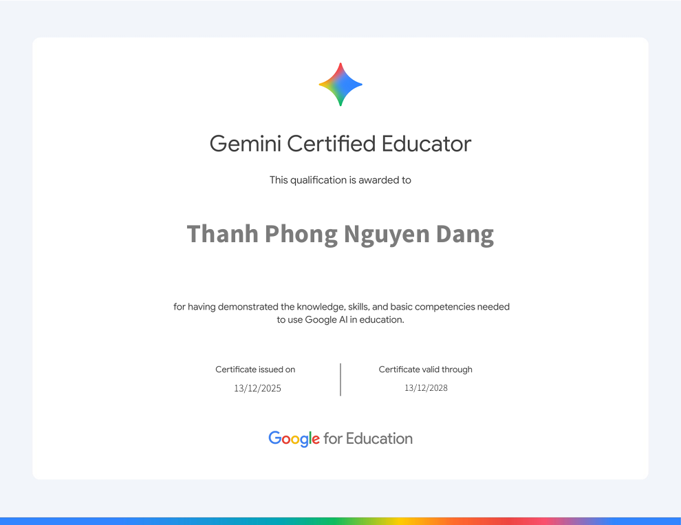 Gemini Certified Educator badge